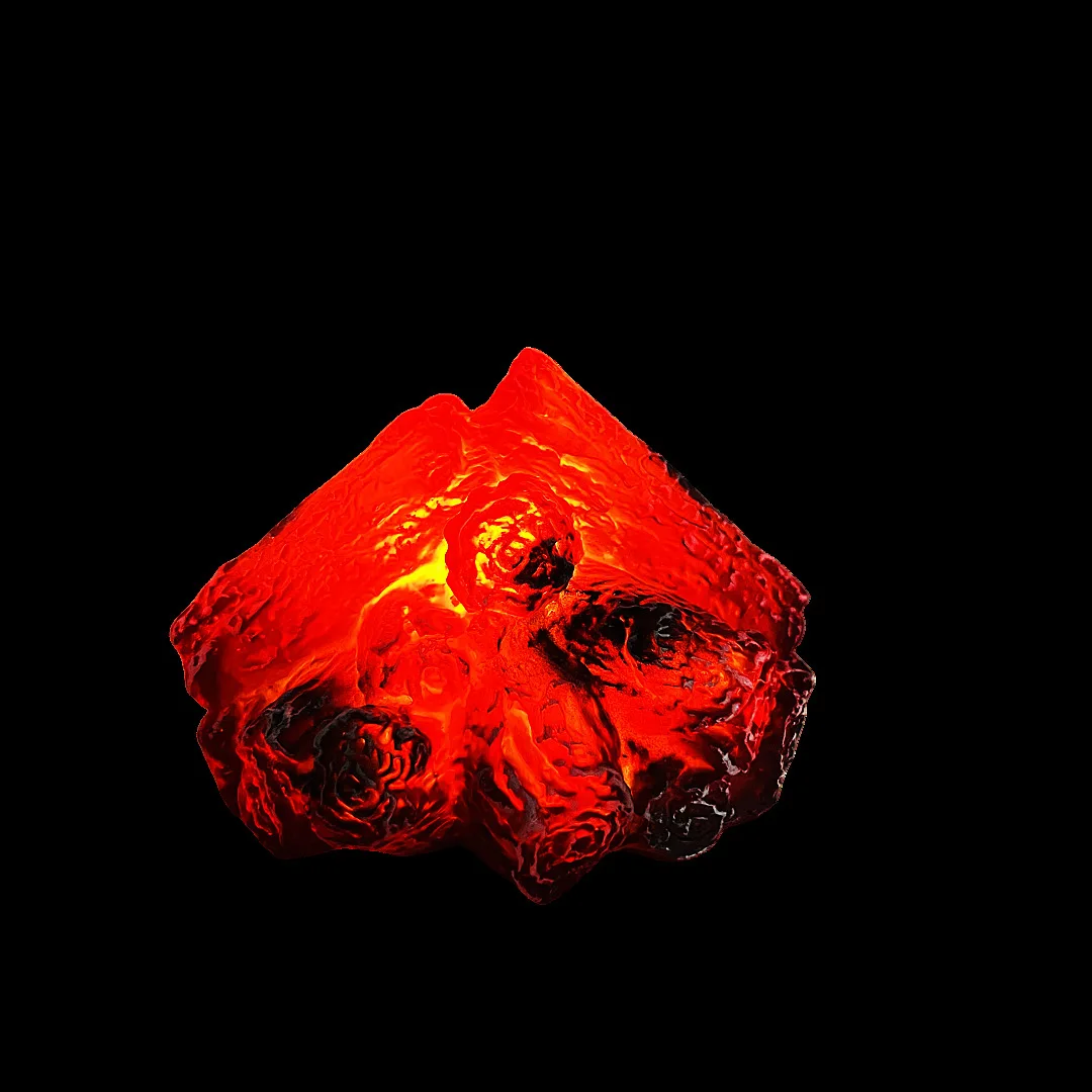 

Latest Popular Simulation Fun Charcoal Flame Atmosphere Small Night Light Desktop Minimalist Design Ornament