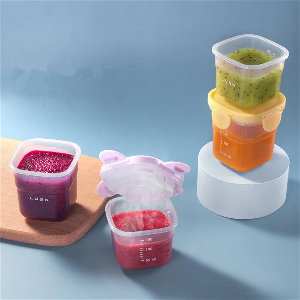 1Pc Plastic Oat Cup Bento Box Vegetables Fruit Salad Fresh-Keeping Bowl with Lid Seal Leak Proof Camping Picnic Food Storage Box