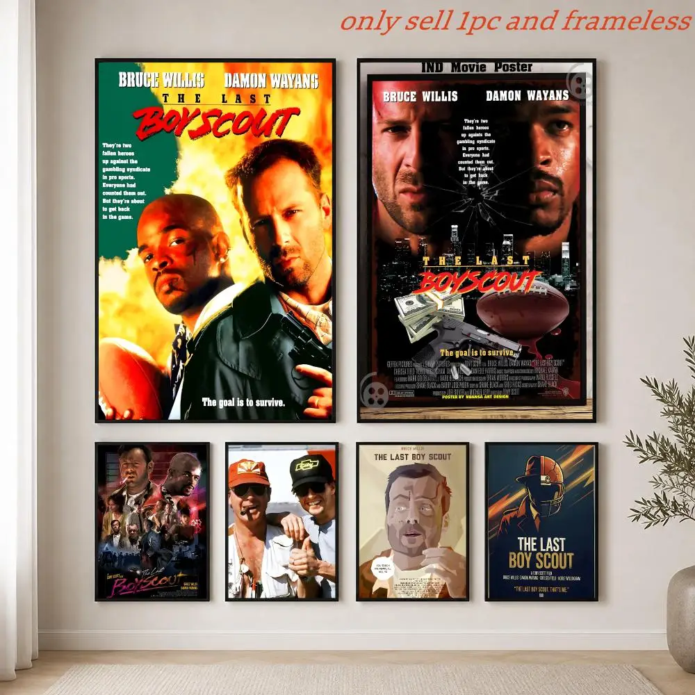 Movie T-The Last Boy Scout Poster HD Hot Theme Singer/OST/Movie/Anime-Waterproof Self-Stick Home Decor