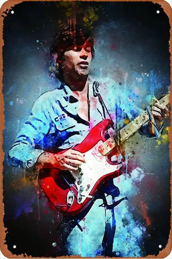 Робби Робертсон легендарный гитарист металлический жестяной новый знак металлический Ретро Декор стен для дома, улицы, ворот, баров, ресторанов, кафе, S