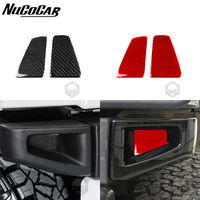 For Hummer H2 2003-2007 Carbon Fiber Front Bumper Inserts Decorative Cover Auto Exterior Car Accessories Decorative Stickers