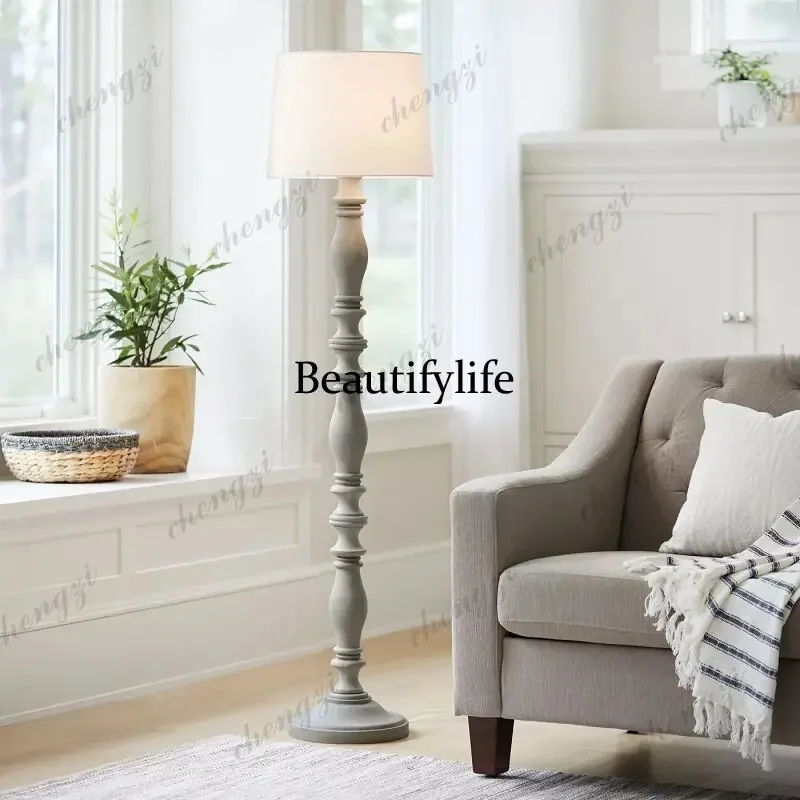 M138 French retro solid wood antique country bed and breakfast living room dining room light hotel bedroom