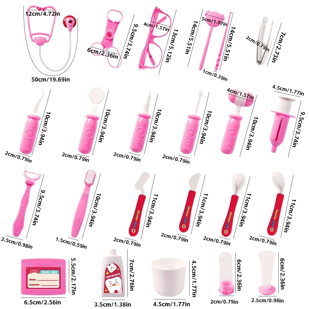 Ensemble de jouets de simulation pour enfants, boîte à roulettes médicale, maison de jeu, stéthoscope, injection, médecin, infirmière, fille, enfants