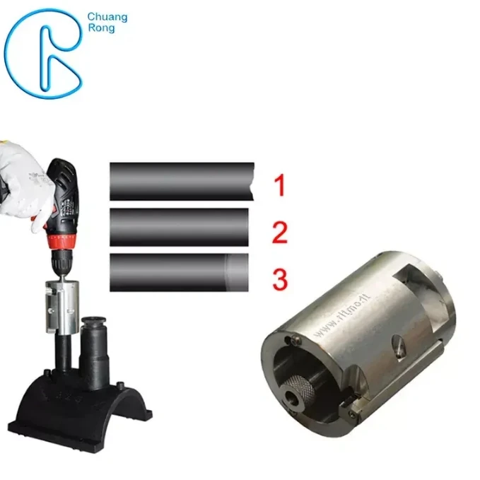 Alat Pipa Plastik Rotary Scraper Turbo 20mm-160mm Scraper/Alat Pipa Air PE