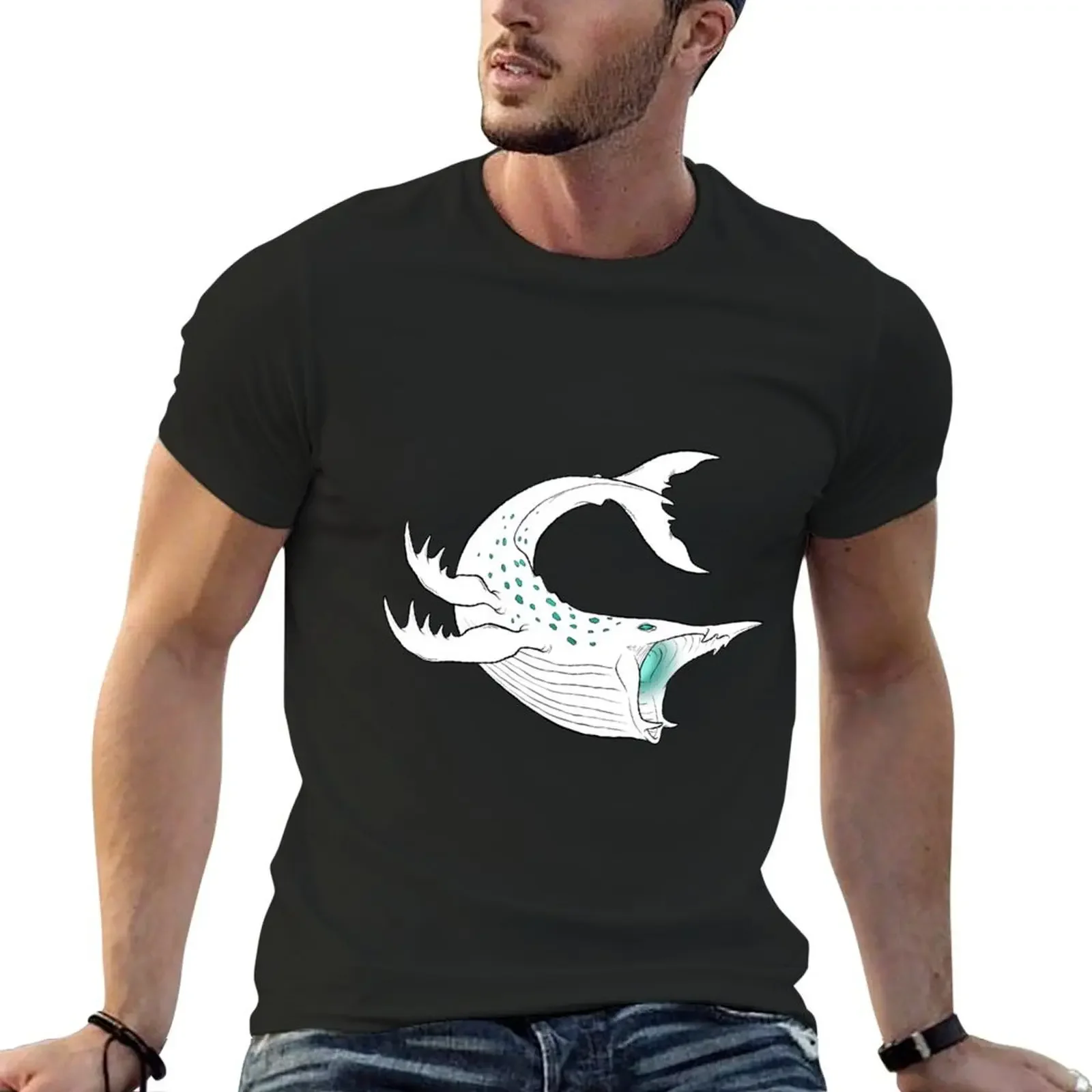 Dragon Whale T-Shirt animal prinfor boys sublime anime stuff new edition fruit of the loom mens t shirts