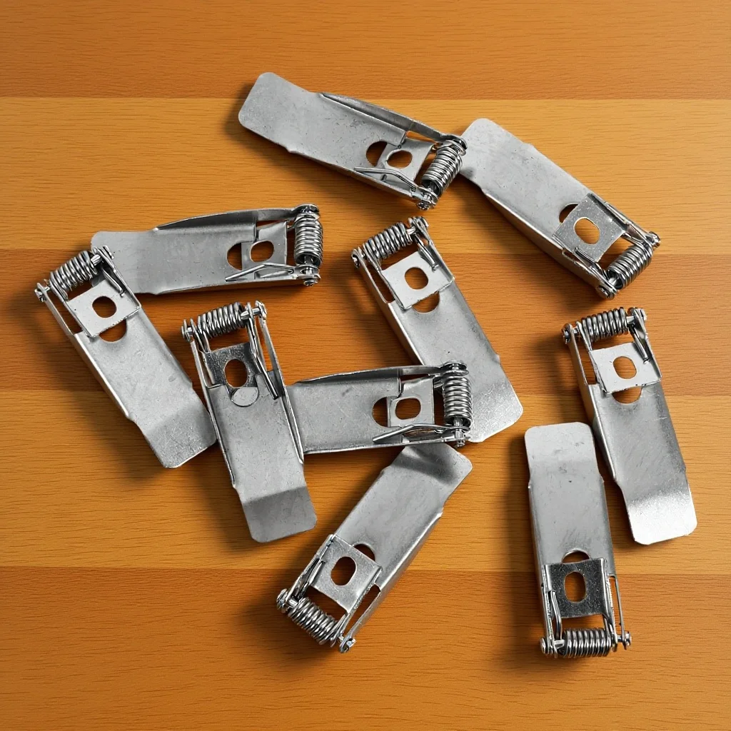 

10Pcs Ceiling Clips Spring Latch Small Spring Clips Securing Clamps for Downlight Panel Lamp LED Lighting Accessories