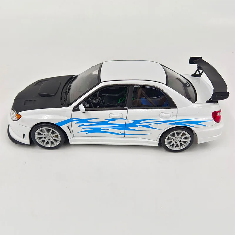 1:24 Scale For Subaru Impreza STI Sports Car Alloy Model Metal Diecast Vehicle Toy For Children Collectible Gifts-No Box