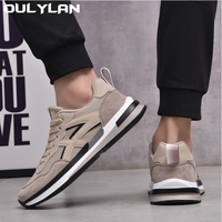 Oulylan New Breathable Men's Shoes Casual Sports Shoes Lightweight Soft Soled Student Running Shoes