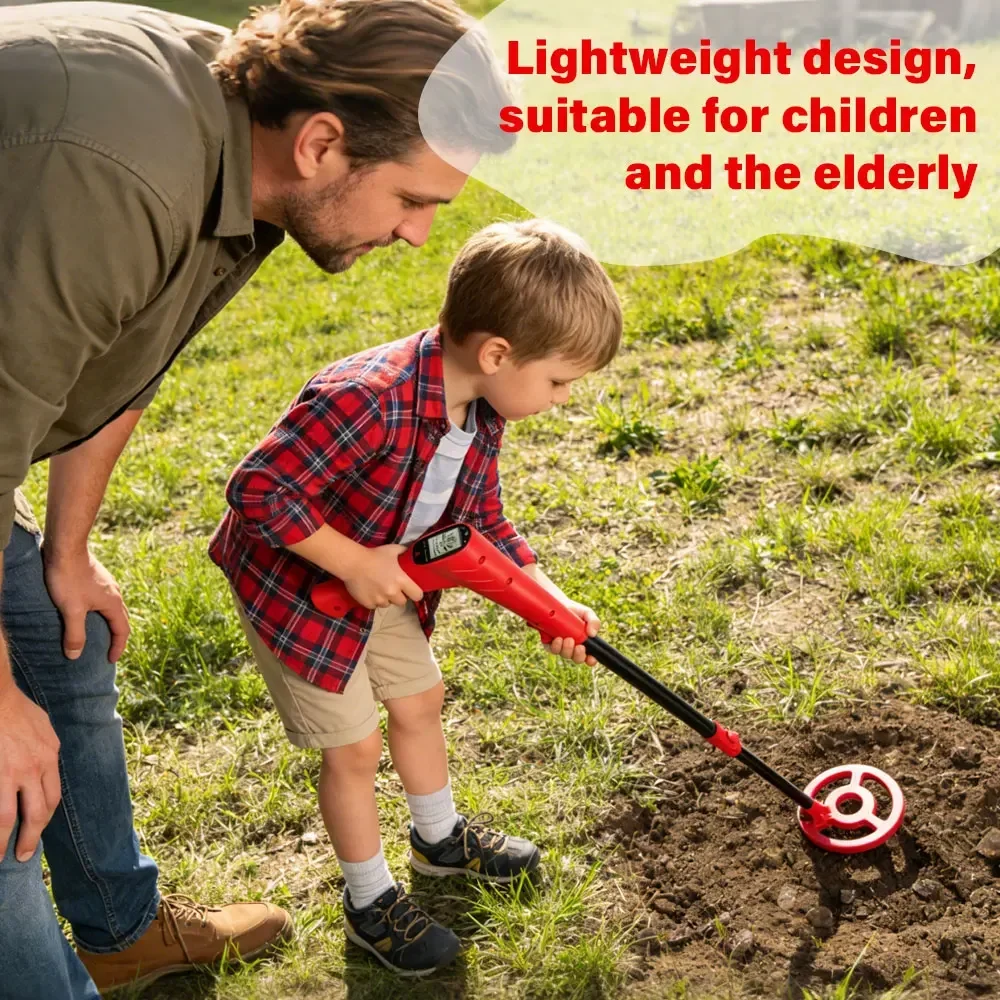 TC-160 Outdoor Metal Detector Treasure Hunt for Underground Gold with Search Coil Treasure Hunter Kids Gift