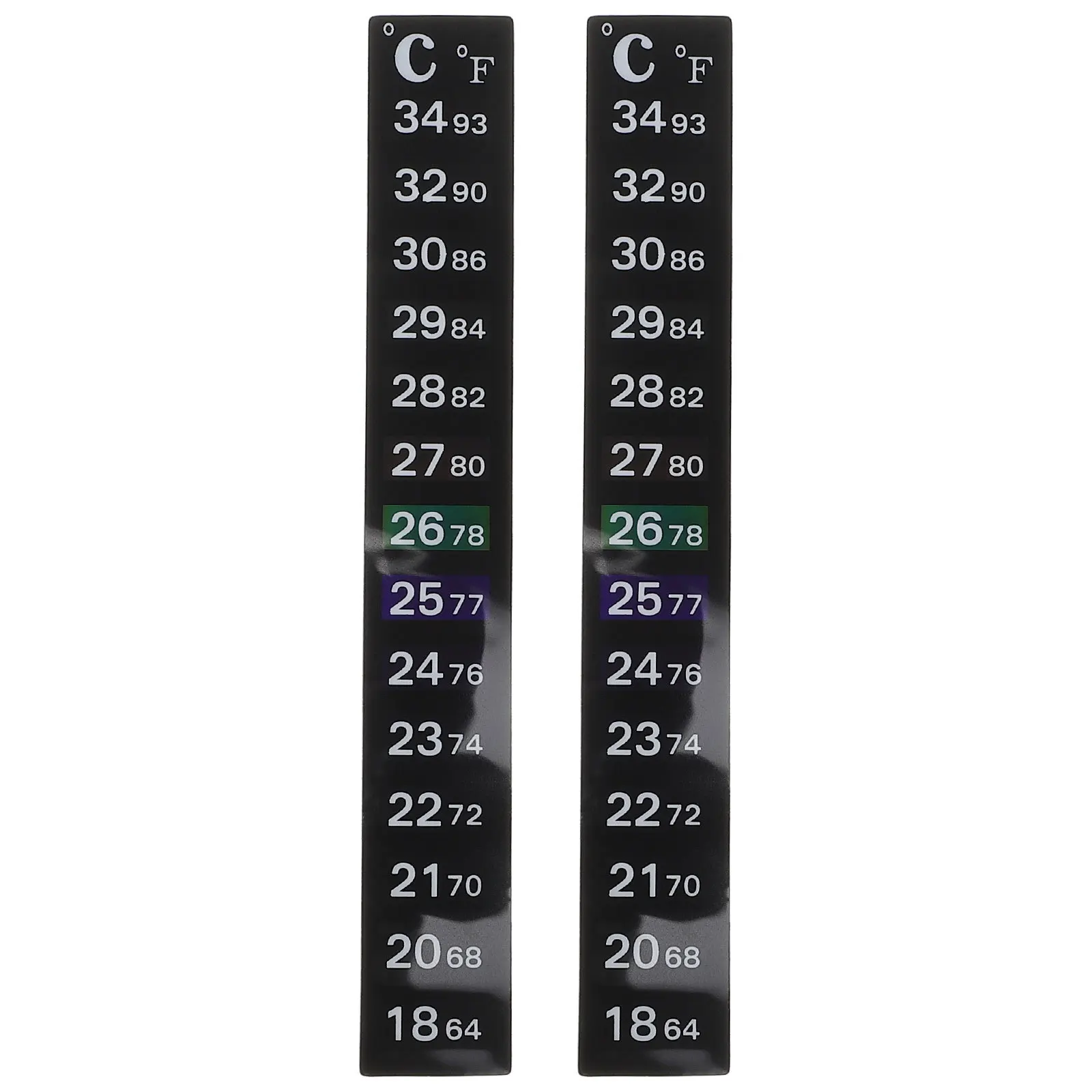 

2Pcs Digital Temperature Sensitive Sticker Reusable Fermentation Thermometer Strip for Brewing Jar Real Time Monitoring