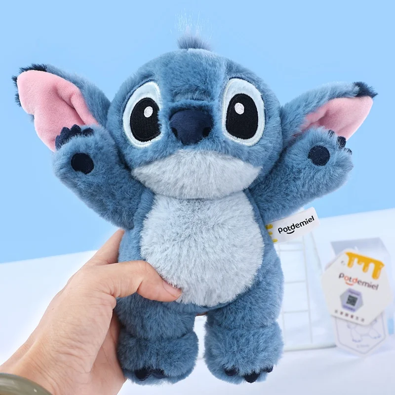 19cm Genuine Disney Stitch Stuffed Plush Dolls Anime Plush Baby Toys Pendant Toys Kawaii Birthday Christmas Gift For Kids