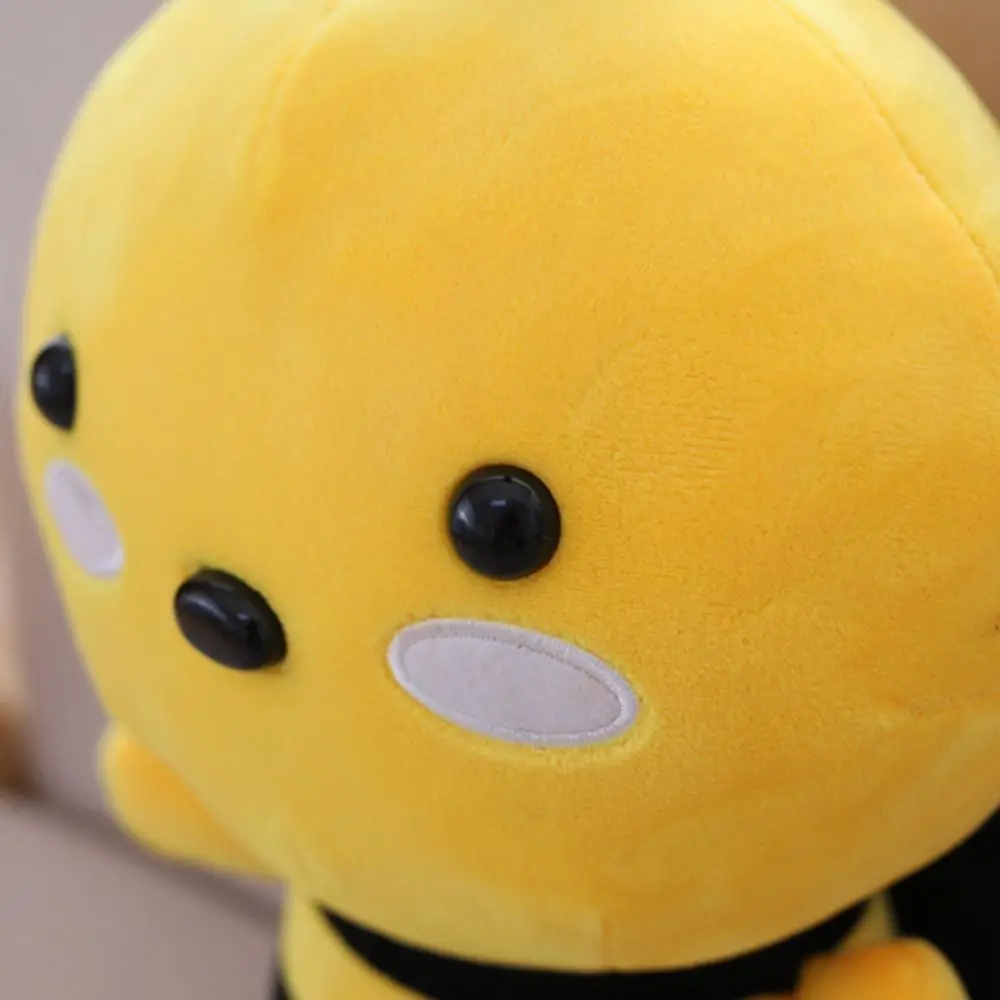 Cute Bee Plush Toys with Wings Plush Toys Lovely Stuffed Animal Dolls for Children Baby Birthday Home Decoration Christmas Gifts