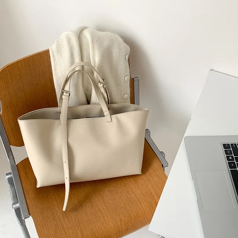 

New High Quality Handbags and Purses Large Shopper Purses Casual Soft Tote Women Bag PU Leather Shoulder Bags for Women