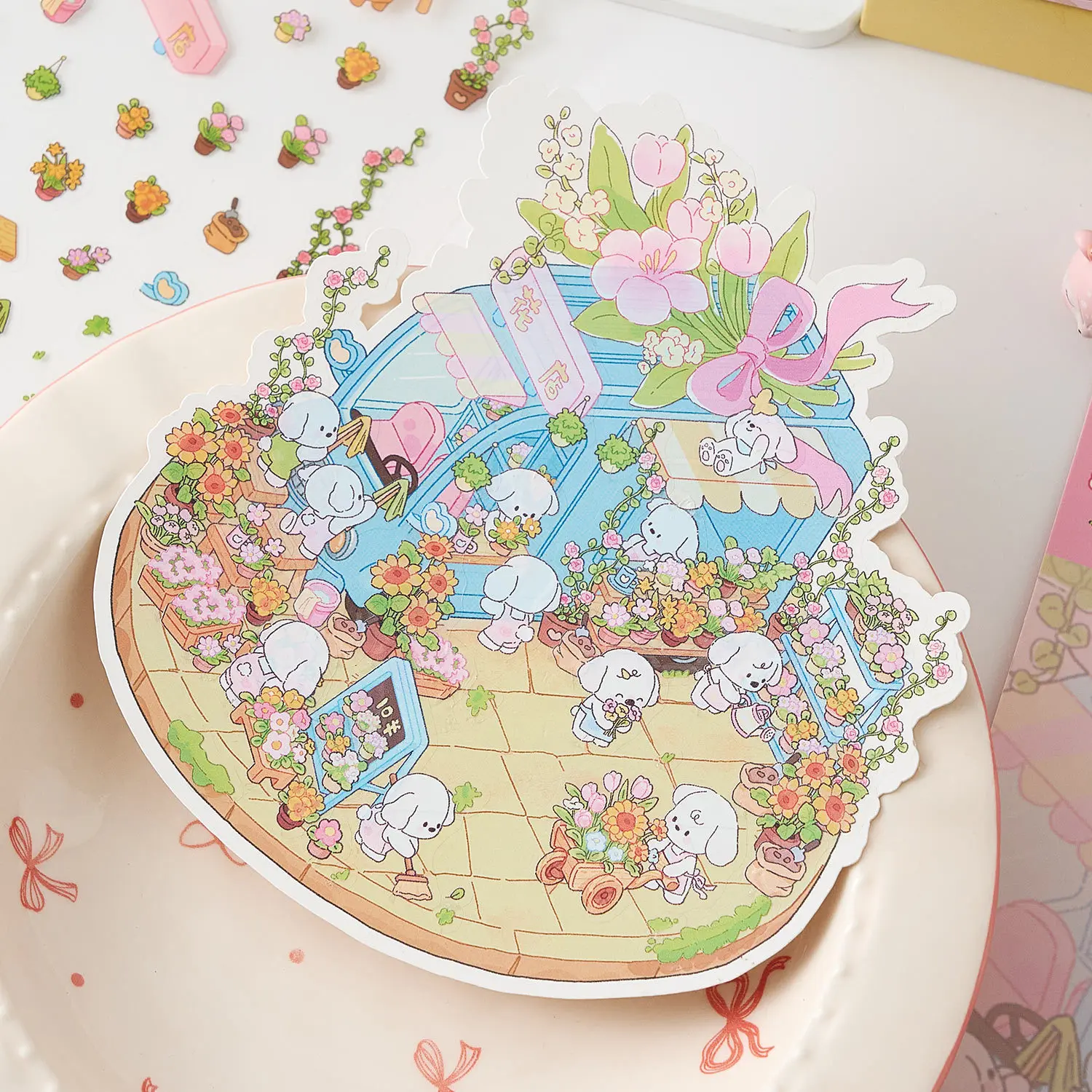 3 pcs Miniature Scene Sticker Album | DIY Album Embellishment & Craft Projects