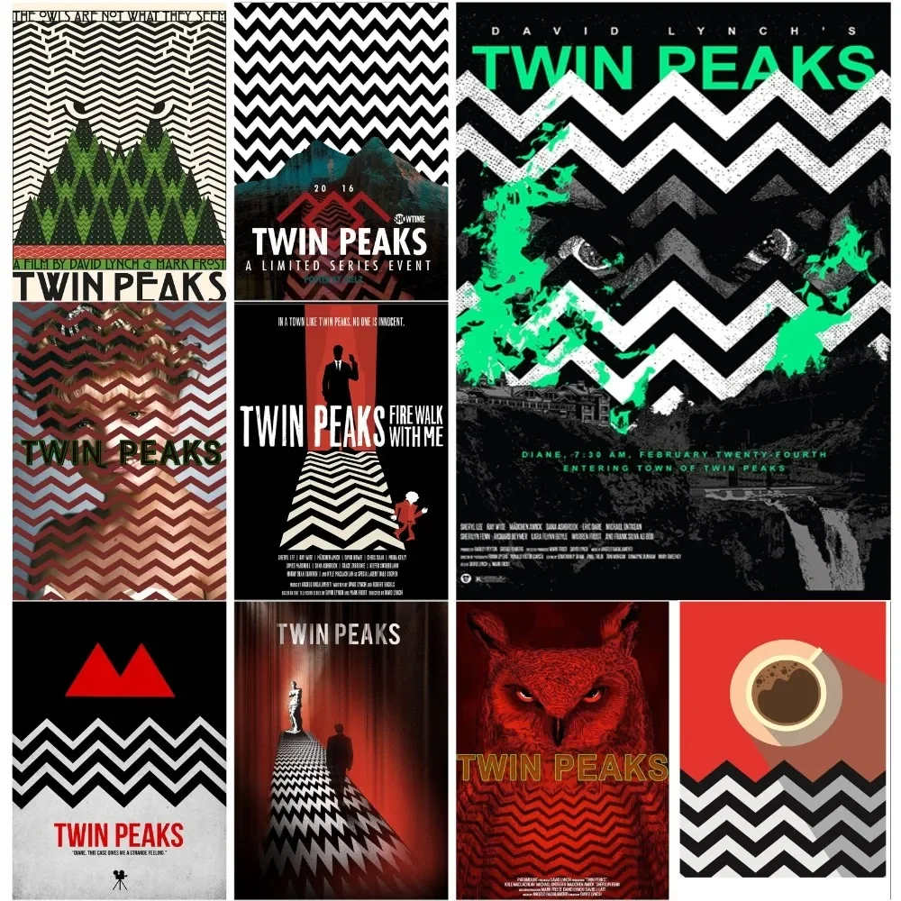 Twin Peaks TV Series Poster Modern Wall Art Print Painting Bedroom Study Studio Living Room Cafe Decoration