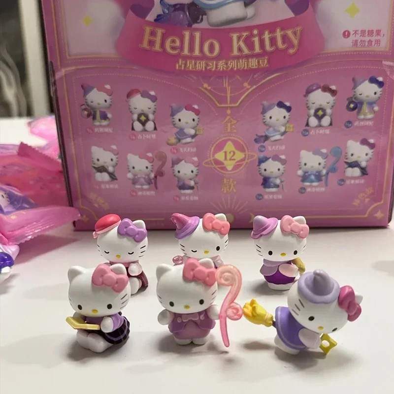 

Hello Kitty Astrology Study Cute Bean Blind Bag Blind Box Mini Cute Particle Decorative Collectible Gift For Hello Kitty Fans