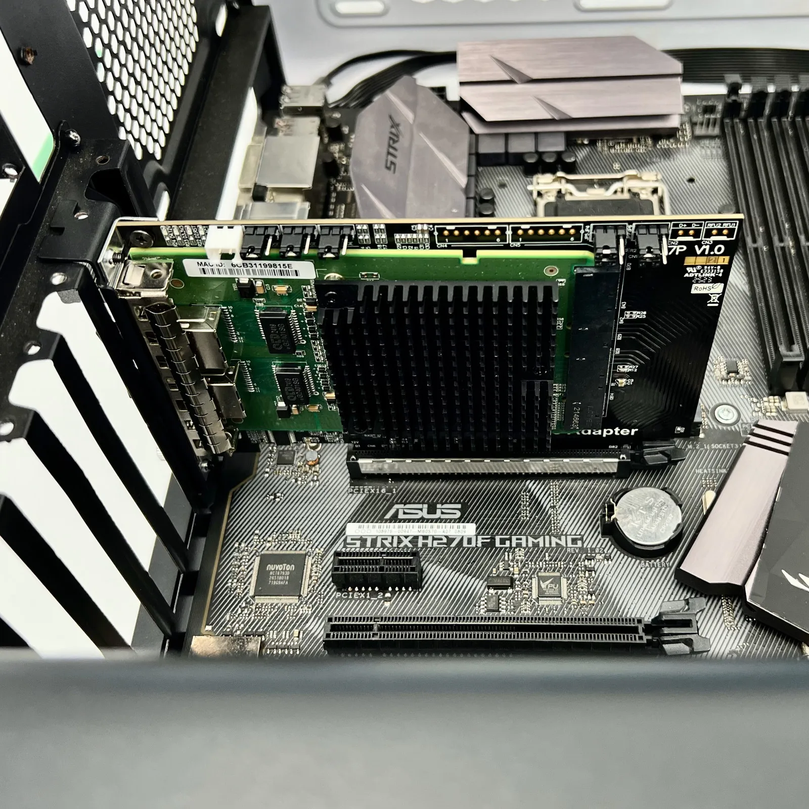 ADT-Link PCIe 4.0 x16 auf OCP NIC3.0 Gen-Z 4C+/SFF-TA-1002 seitliche Adapterkarte, kompatibel mit Gen3/Gen4 Laptop-PC – Detail 13