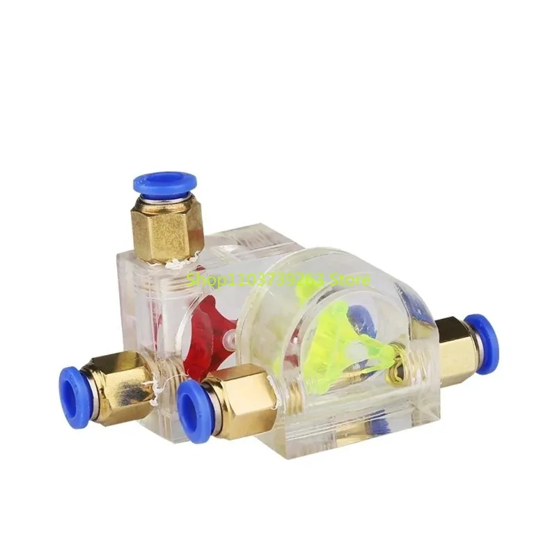 Spindle Motor Flow Indicator Water Cooling System Coolant Filter Rotating Observer Connected To 8mm Water Pipe