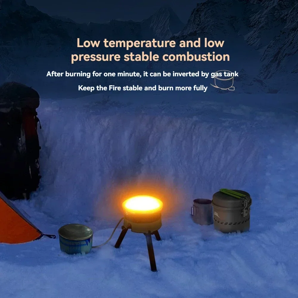 BRS-TS19 Cooking Set Jet Burner Pot Backpacking Camping Outdoor 1900W Portable Reactor Stove System Windproof Heat Collection