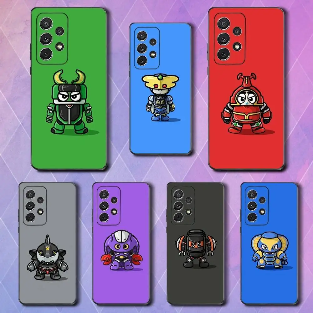 

B-Robo Cartoon K-Kabutack Phone Case For Samsung S25,S24,S23,S22,S21,S20,S10,Ultra,Plus,Lite,FE,Soft Silicone Black Cover