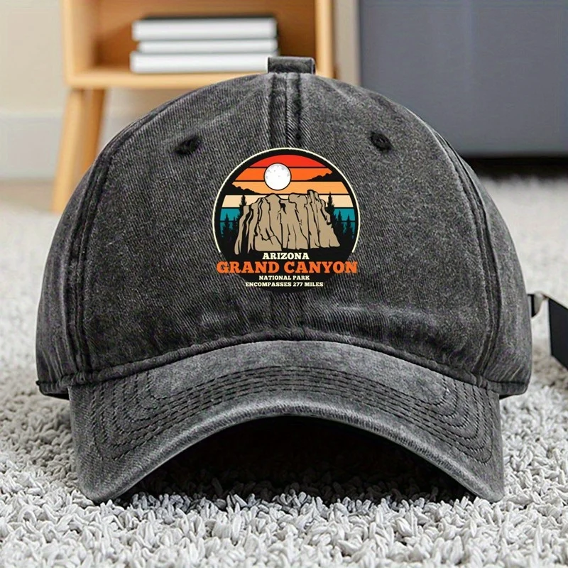 Mercancía Grand Canyon Arizona Gorra de béisbol recubierta con protector solar Gorra de béisbol fácil de almacenar para hombres y mujeres Pesca al aire libre & Tr