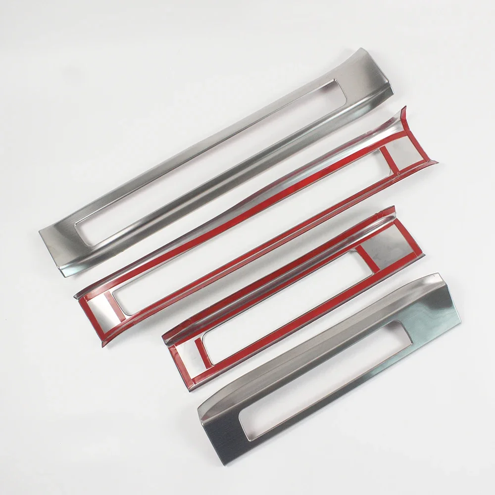 Interior Door Sill Scuff Plate Cover Protective Trim for Toyota Land Cruiser 300 2022 2023 Accessories