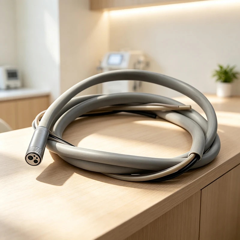 4‑Hole dental handle, connecting hose, telescopic silicone tube, dental chair, equipment maintenance, replacement tube, oral