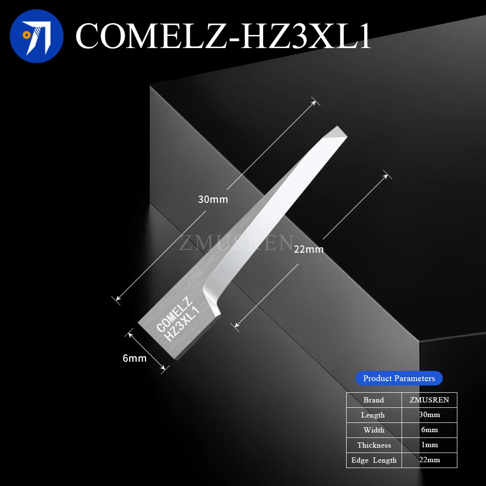 10PCS COMELZ Blade HZ2P HZ3XL1 HZ5XL1 HZ2N HZ2PL1 HZ2N.L1 HZ3B Vibration Blade Carbide Tungsten Oscillating Knife Cutting Blade