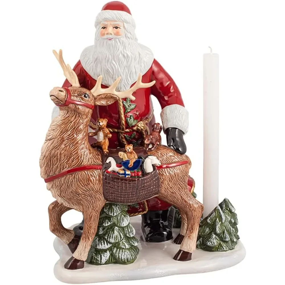 

Christmas Toys Memory Santa with Deer Figurine