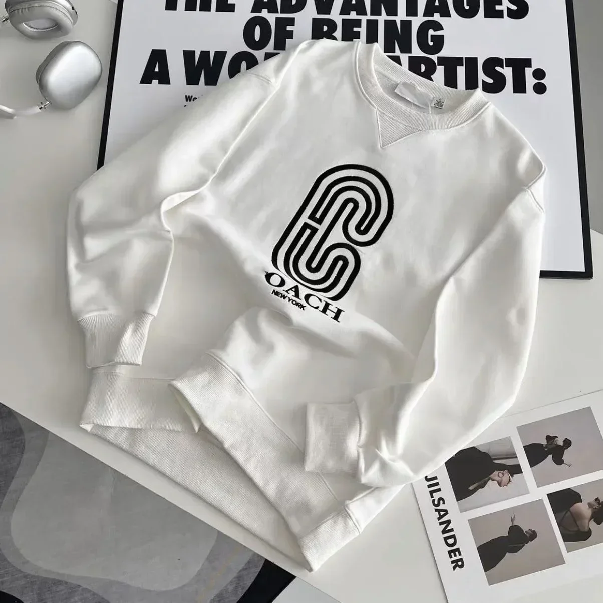 

European and American Women's Brand Hoodie Sweatshirt High Quality Hip Hop Loose Unisex Plus Size Fashion Brand Pullover Hoodie