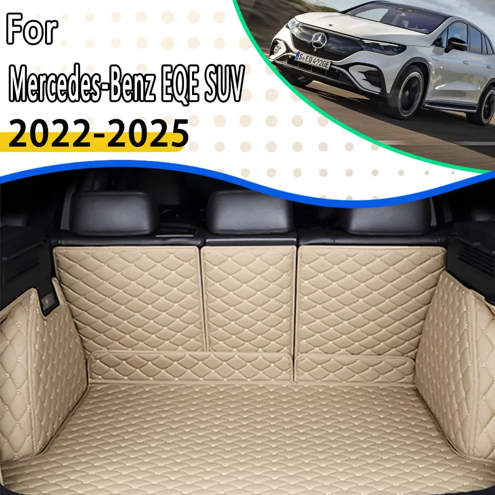 

Car Rear Trunk Mat For Mercedes-Benz EQE V295 2022 2023 2024 2025 SUV Anti-dirty Pad Boot Cover Tray Carpets Mud Car Accessories