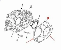 

Automatic Transmission Housing Gasket 210958 2109.58 2109 58 for Peugeot 307 308 408 407 for Citroen C4 C5 DS3 Brand New