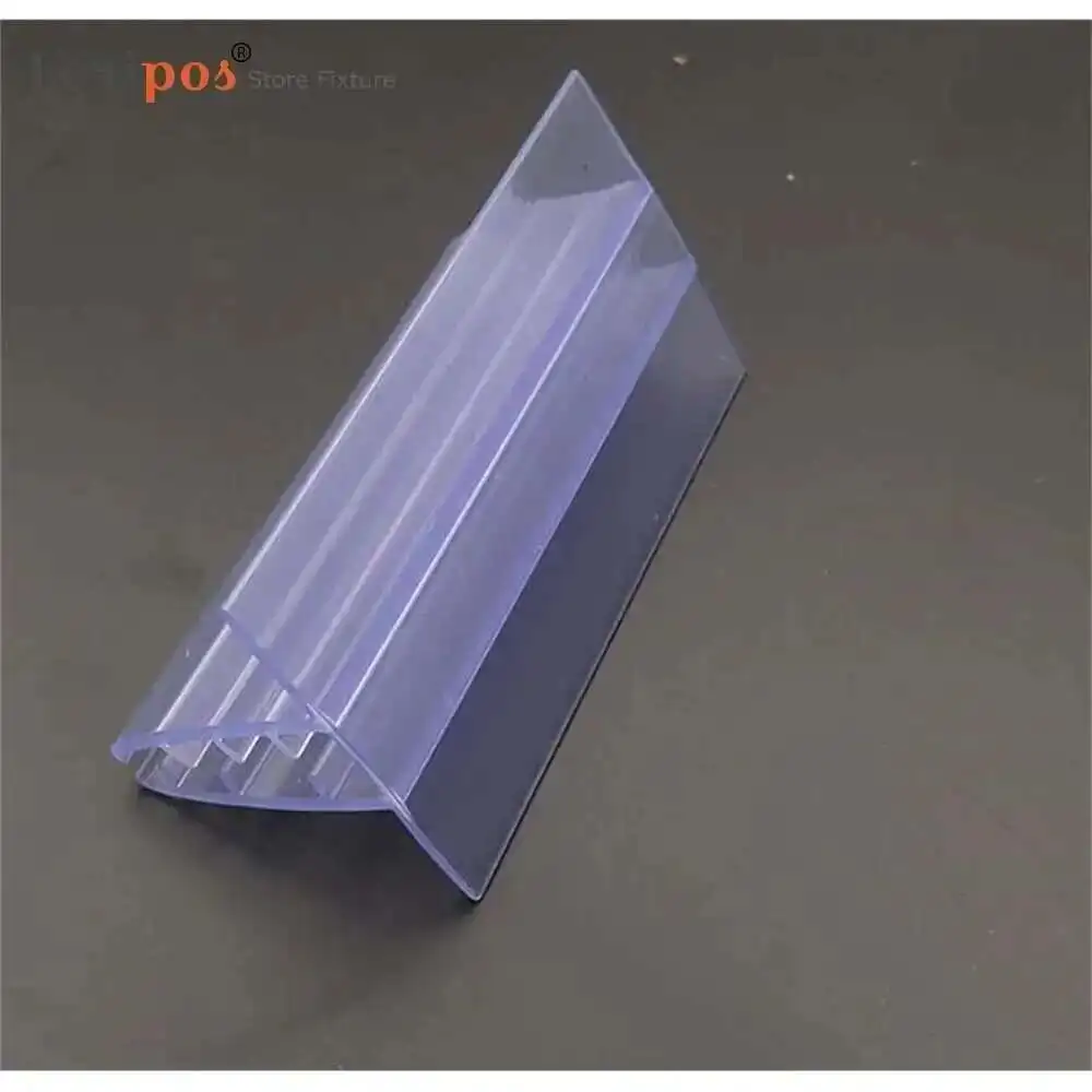 Clip per cartello Talker per scaffale del supermercato Morsetto per porta etichette con impugnatura in PVC morbido Morsetto per cartellino del prezzo Display a scatto sulla striscia dati Clip per fogli di schede Kt