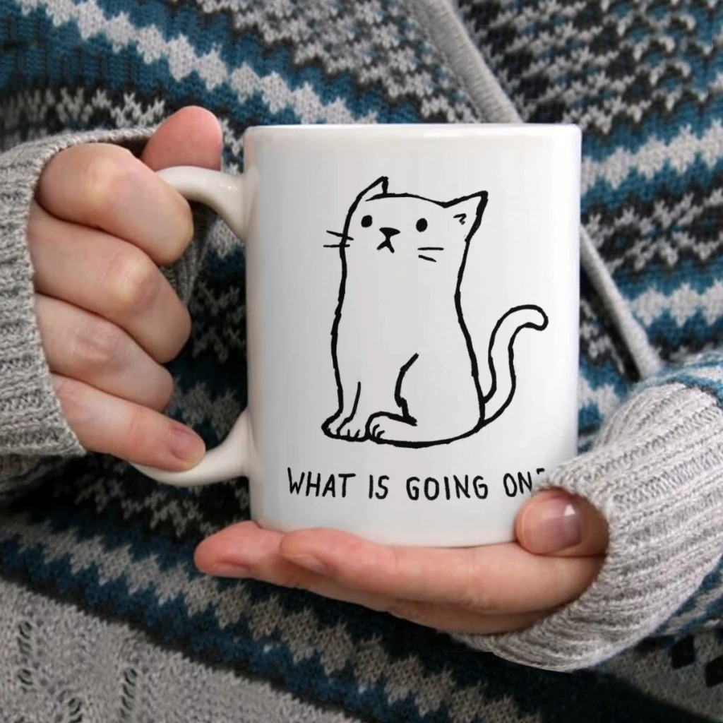 

What Is Going OnCoffee Mug Tea Cup 11oz Coffee Cup Funny Birthday Ceramic Mug Personalized Cup