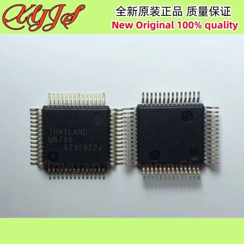 2Pcs/LOT MSM6786G3-2K M6786 QFP-56 MSM6786G3 MSM6786 Segmented DRIVER Chip Original New 100% quality