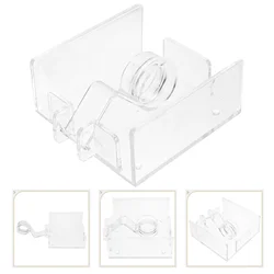 Transparent Tissue Box Flat Napkin Dispenser Paper Towel Dining Table Holder Stand