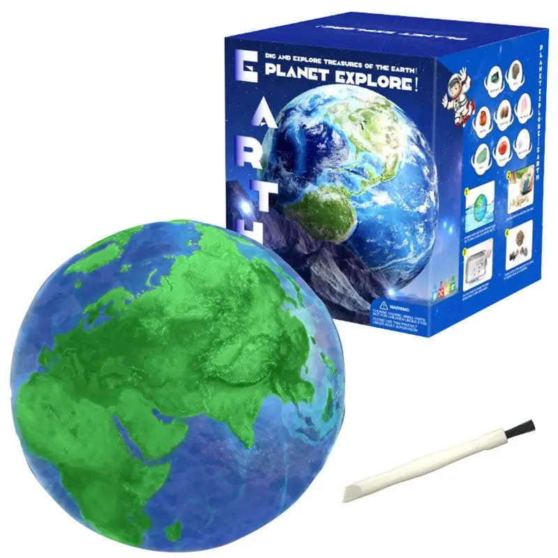 Kids Gemstone Science Kit Gemstone Excavation Kit Mining Toy For Kids Boys Girls Earth National Geography Kids Kit With 8