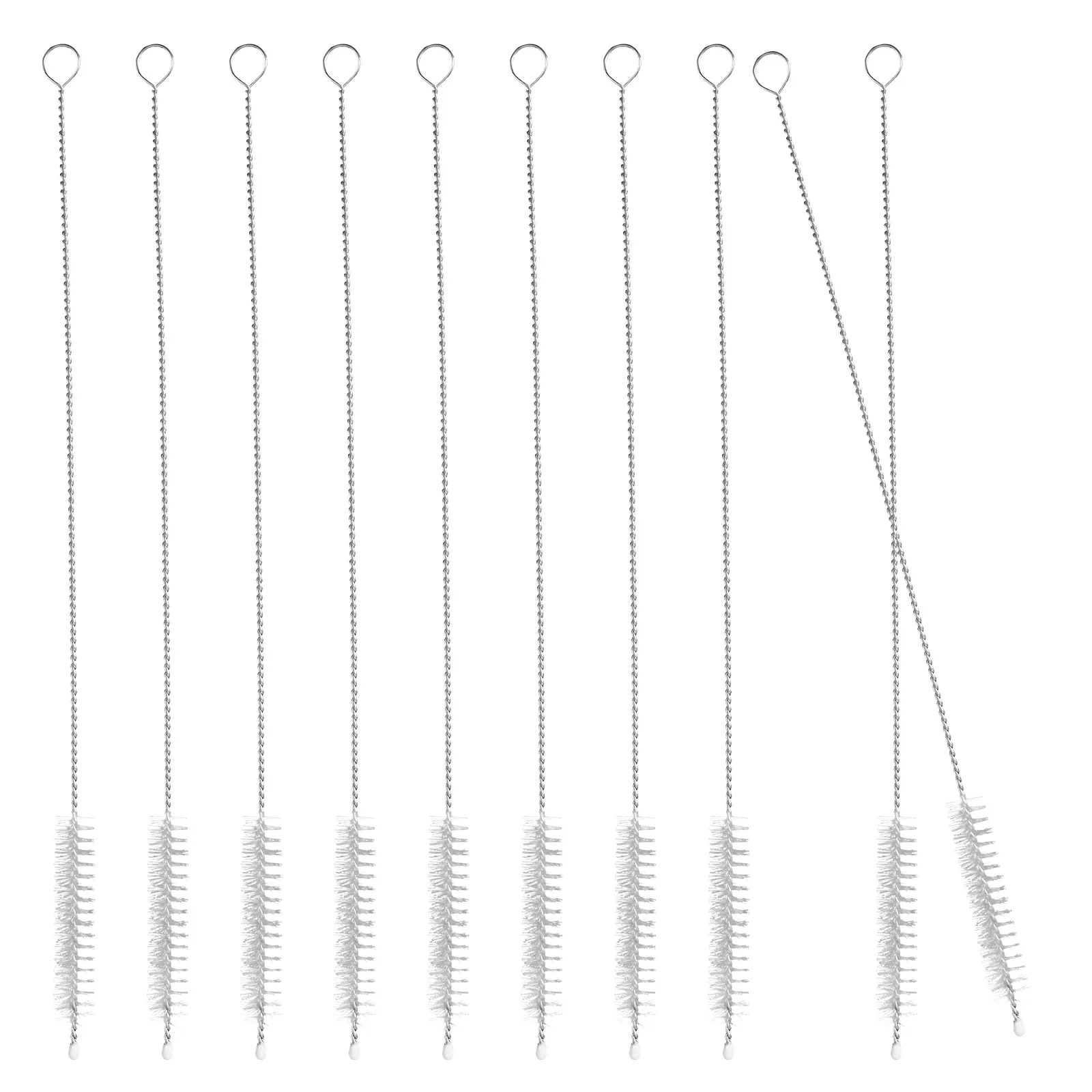 

10Pcs Nylon Vent Cleaning Brush Drain Tube Cleaner Clog Removal Cleaning Pipeline Brush Tube Clog Remover Drain Lines Cleaner