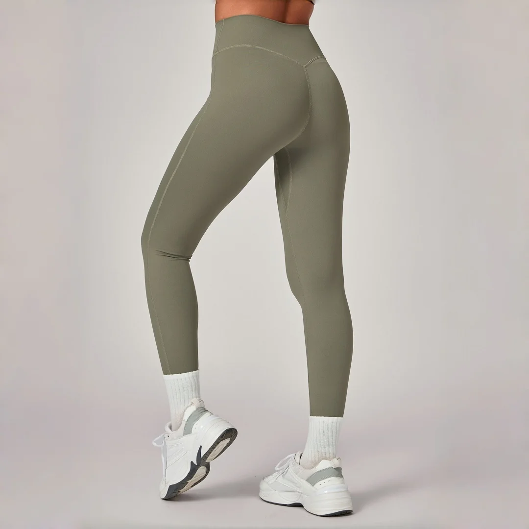 ハイウエストヒップアップヨガパンツ-タイトピーチヒップ-ランニングスポーツフィットネスヨガパンツ-スポーツワークアウトジムレギンス-ヨガパンツ