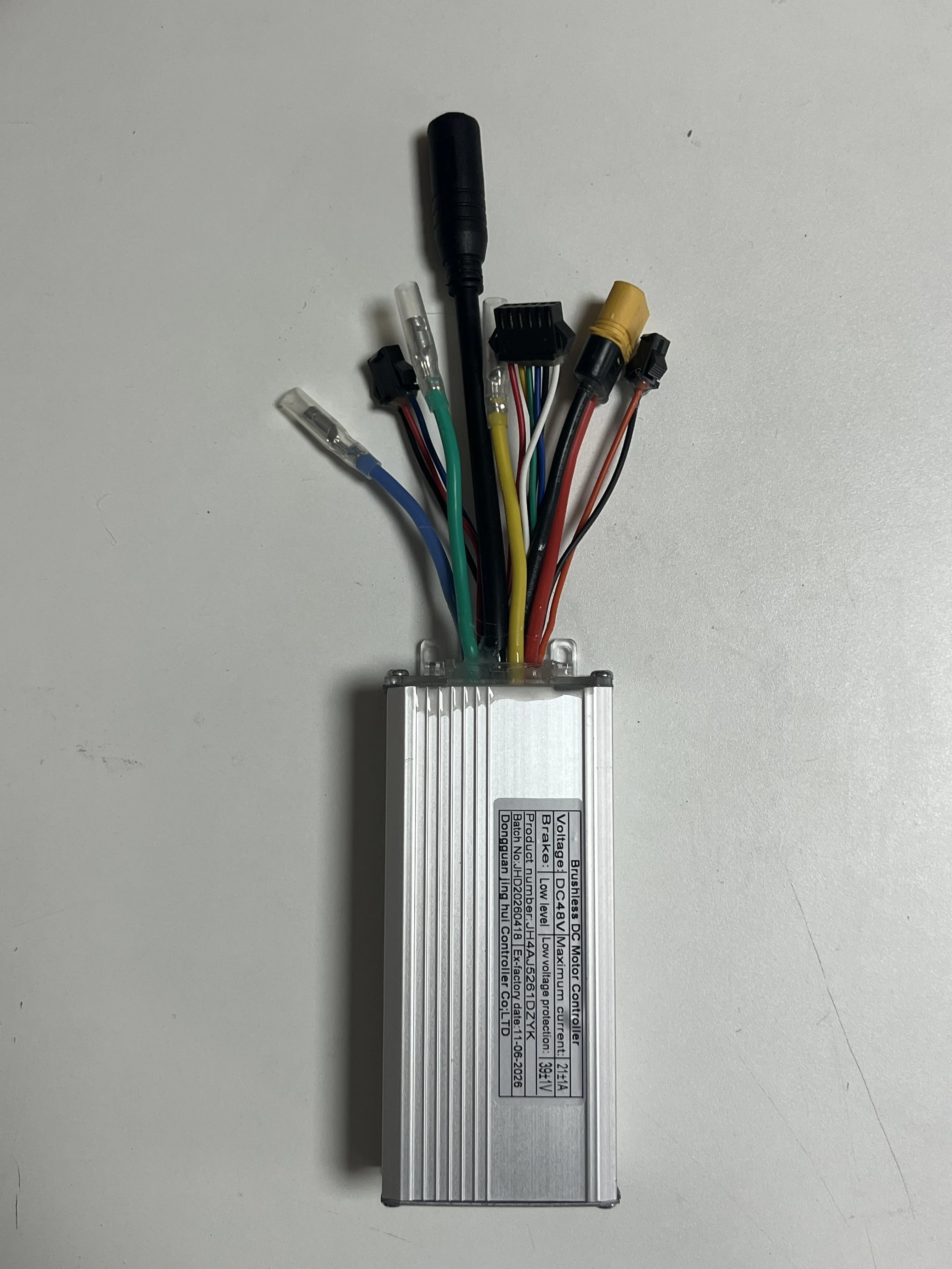 Nulkomma JH4AJ5261DZYK 48V 21A Brushless E-bike Motor Controller Low Level Brake Speed