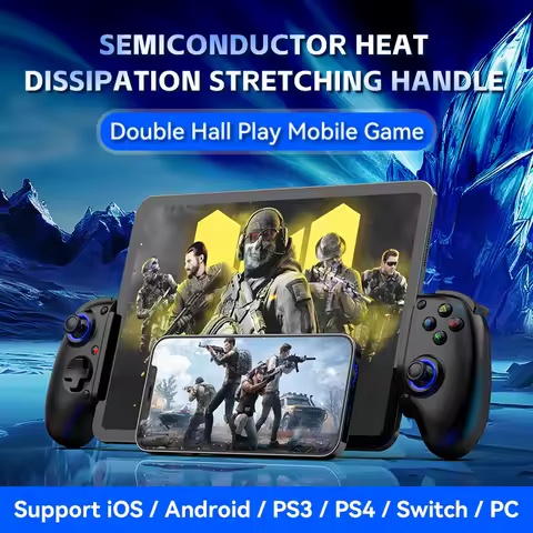 B-M BSP D10 D10S Stretching Cooling Game Controller For SWITCH/Android/Apple IOS Tablet /PS3/PS4 ForXBOX Gamepad Streaming
