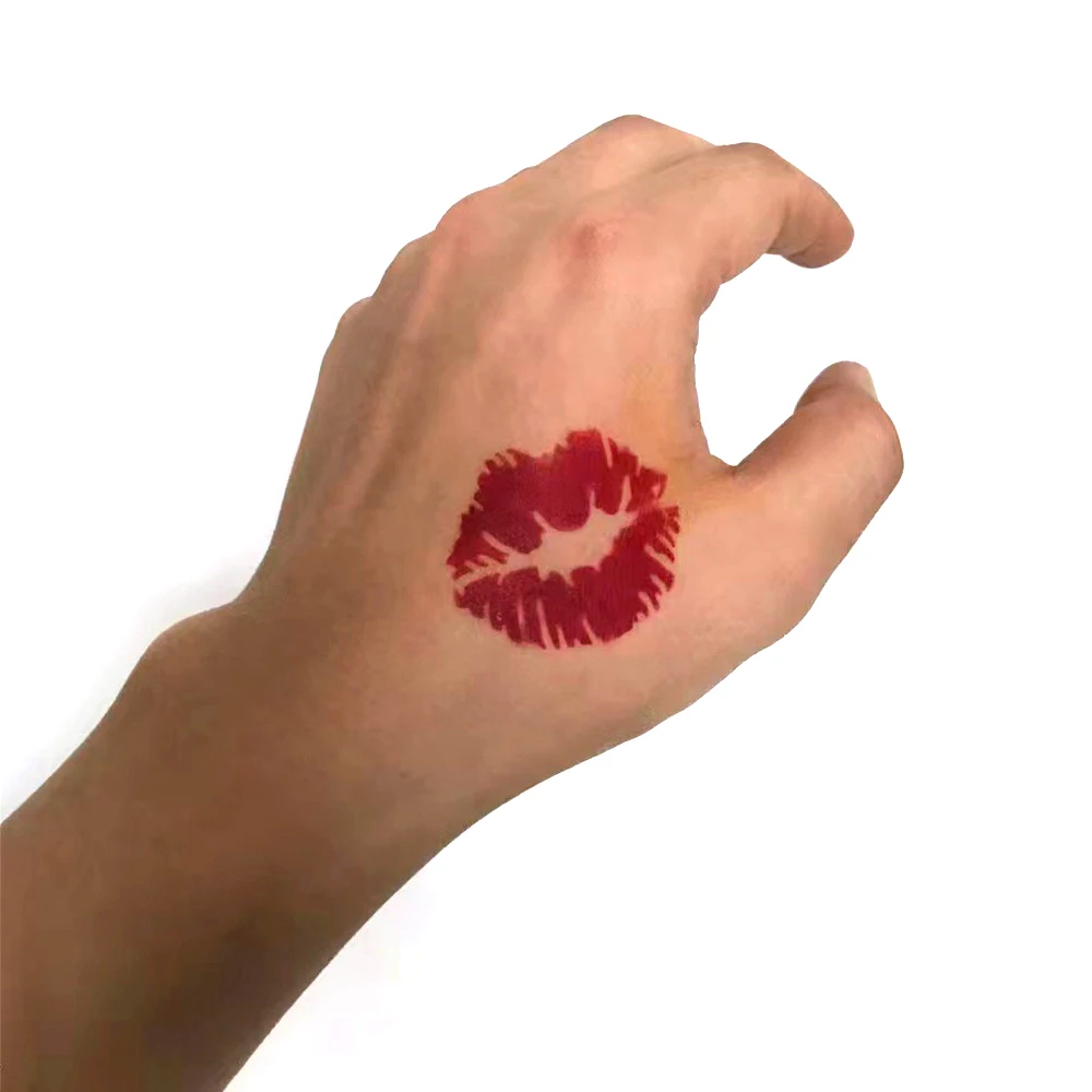 الكرز الأحمر الحناء الوشم لصق مخروط سريع اللون لا PPD الطبيعية المؤقتة هيئة الفن 25 جرام آمنة الجلد وصمة عار اختياري 1/3/12 قطعة