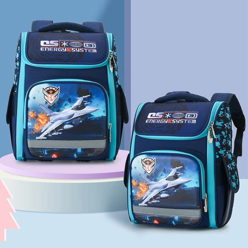 Imagem -06 - Novas Meninas Primary13 Grau Ortopédico Mochila para Meninos 3d dos Desenhos Animados à Prova D3d Água Bolsas de Escola Crianças Criança Mochila Escolar