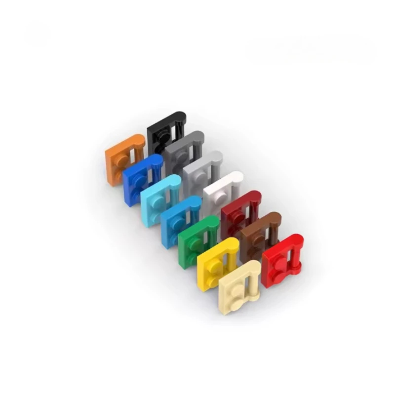 10 Pièces Accessoires MOC Modifiés 48336 1x2 avec Poignée en Barre, Kit de Blocs de Construction, Plaques et Briques, Pièces à Assembler, Jouet Puzzle Créatif