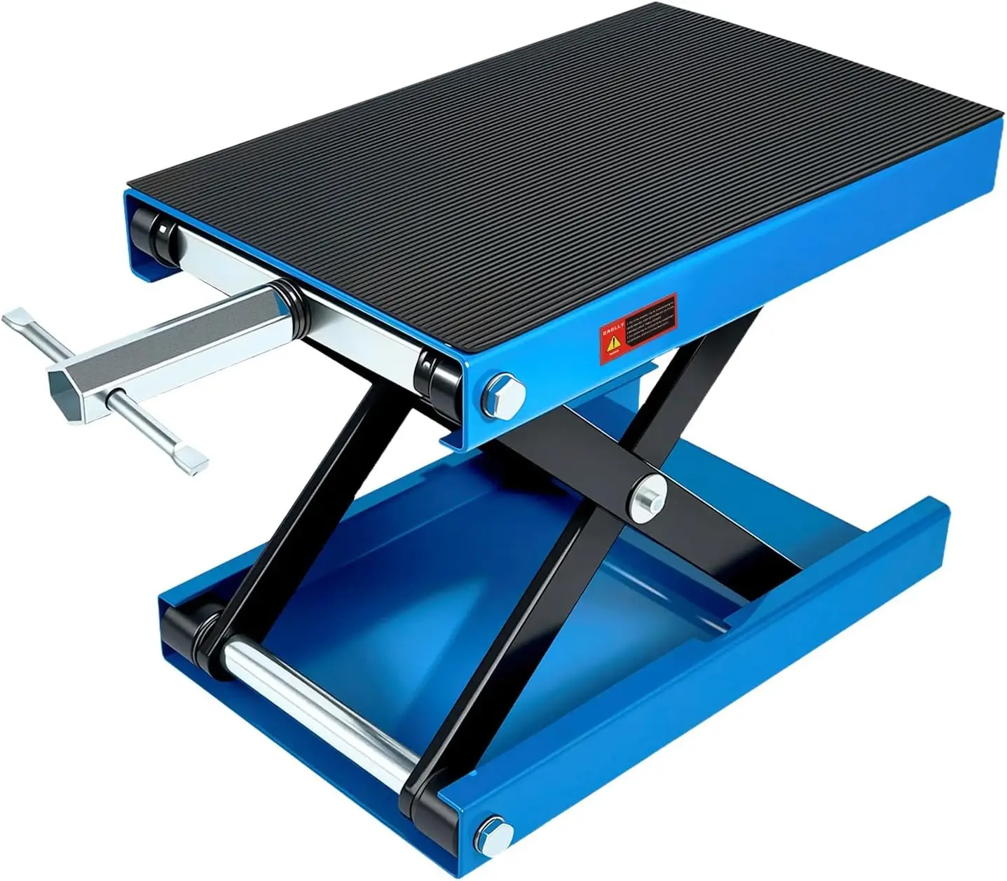 

1200LB Motorcycle Scissor Lift Jack, Wide Deck Hoist Stand for Bikes ATVs Garage Repair