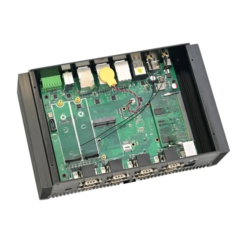 13th generation 3 network 8 strings micro fanless embedded vision robot mini computer industrial host