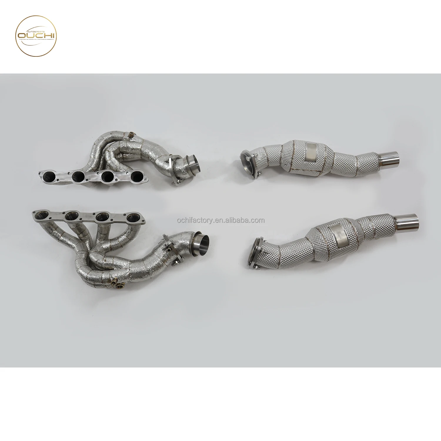 

OUCHI Exhaust System For Ferrari F430 (F131) Spider 2004-2009 4.3L V8 Downpipe Manifold Header Auto Performance Parts Pipe Exhau