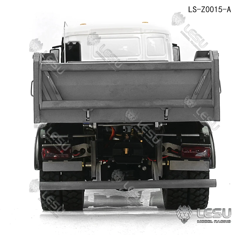 

4*4 1/14 LESU Metal Chassis TGS RC Hydraulic Dumper Trucks Light Sound Motor ESC Remote Control Cars for Gifts Toys TH16800