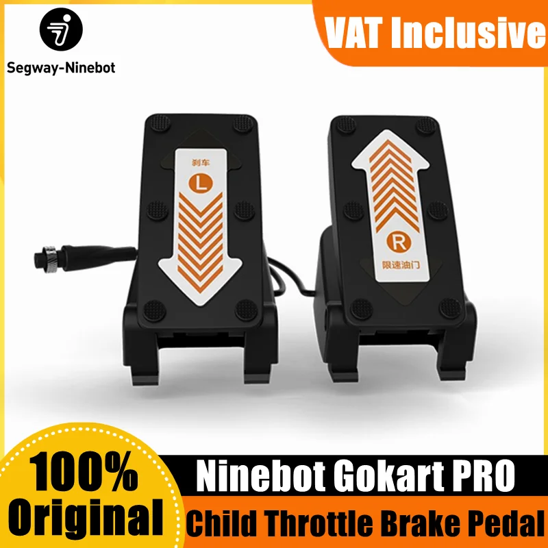 Original Ninebot Child Throttle Brake Pedal Parts For Ninebot Gokart PRO Suit For Lamborghini Gokart Use kart Accessories