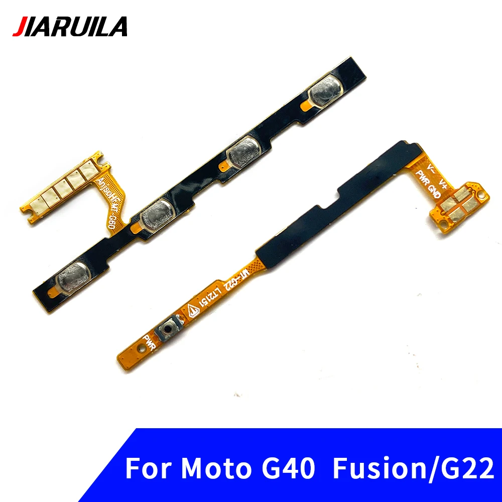 50Pcs,NEW Power Switch On/Off Button Volume Key Button Flex Cable For Moto G22 G32 G40 Fusion G42 G54 G82 G84 G34 5G G24 G04 G14